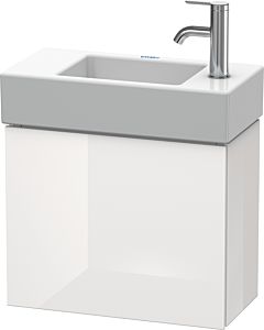 Duravit L-Cube Waschtisch-Unterschrank LC6246R8585 48x24x40cm, wandhängend, Tür rechts, weiß hochglanz
