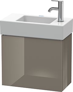L-Cube Duravit vasque LC6246R8989 48x24x40cm, suspendu, porte à droite, gris flanelle brillant
