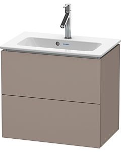 Duravit L-Cube vanity unit LC625604343 62 x 39, 2000 cm, basalt matt, 2 drawers, wall-hung