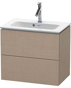 Duravit L-Cube vanity unit LC625607575 62 x 39, 2000 cm, linen, 2 drawers, wall-hung