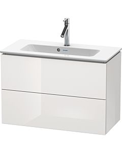 L-Cube Duravit vasque LC625708585 82 x 39, 2000 cm, blanc brillant, 2 tiroirs, suspendu