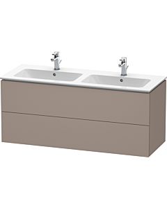 Duravit L-Cube vanity unit LC625804343 Basalt Matt , 129x55x48.1cm, 2 drawers