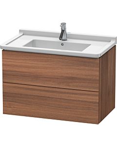 Duravit L-Cube Waschtisch-Unterschrank LC626507979 82 x 46,9 cm, nussbaum natur, 2 Schubkästen, wandhängend