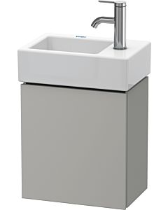 L-Cube Duravit vasque LC6293L0707 36,4x24,1x40cm, suspendu, porte à gauche, gris béton mat