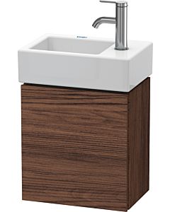 Duravit L-Cube vanity unit LC6293L2121 36.4x24.1x40cm, wall-hung, door on the left, dark walnut