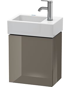 Duravit L-Cube vanity unit LC6293L8989 36.4x24.1x40cm, wall-hung, door on the left, flannel gray high gloss