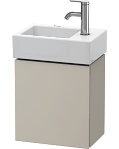 Duravit L-Cube Waschtisch-Unterschrank LC6293L9191 36,4x24,1x40cm, wandhängend, Tür links, taupe matt