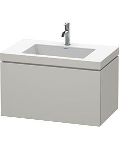 L-Cube Duravit vasque LC6917O0707 80 x 48 cm, 2000 , gris béton mat, coulissant 2000