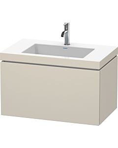 L-Cube Duravit vasque LC6917O9191 80 x 48 cm, 2000 , taupe mat, coulissant 2000