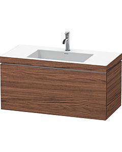 Duravit L-Cube vanity unit LC6918O2121 100 x 48 cm, 2000 tap hole, dark 2000 , match2 pull-out