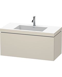 L-Cube Duravit vasque LC6918O9191 100 x 48 cm, 2000 , taupe mat, coulissant 2000
