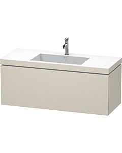L-Cube Duravit vasque LC6919O9191 120 x 48 cm, 2000 , taupe mat, coulissant 2000
