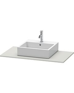 Duravit XSquare console XS060E00707 100x55cm, with 2000 cut-out, concrete gray matt