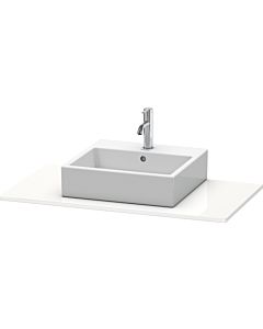 Duravit XSquare Konsole XS060E02222 100x55cm, mit 1 Ausschnitt, weiß hochglanz