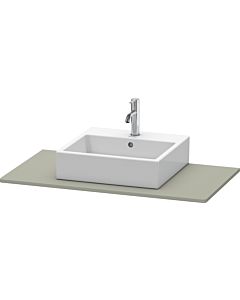 Duravit XSquare Konsole XS060E09292 100x55cm, mit 1 Ausschnitt, Steingrau seidenmatt