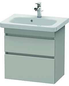 Duravit DuraStyle vanity unit DS647900707 58 x 36.8 cm, concrete gray matt, 2 drawers, wall-hung
