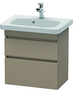 Duravit DuraStyle vanity unit DS647907575 58 x 36.8 cm, linen, 2 drawers, wall-hung