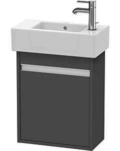 Duravit Ketho Waschtisch-Unterschrank KT6629R4949 45x22,5x55cm, wandhängend, Tür rechts, graphit matt