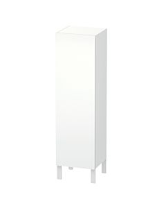 Duravit L-Cube Halbhochschrank LC1178R1818 40x36,3x132cm, Tür rechts, weiß matt