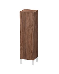 Duravit L-Cube Halbhochschrank LC1178R2121 40x36,3x132cm, Tür rechts, nussbaum dunkel
