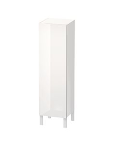 Duravit L-Cube Halbhochschrank LC1178R2222 40x36,3x132cm, Tür rechts, weiß hochglanz