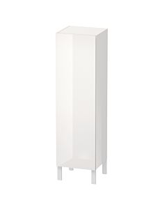 Duravit L-Cube Halbhochschrank LC1178R8585 40x36,3x132cm, Tür rechts, weiß hochglanz