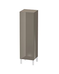 L-Cube Duravit tall cabinet LC1178R8989 40x36.3x132cm, door on the right, flannel gray high gloss