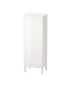 L-Cube Duravit tall cabinet LC1179R8585 50x36.3x132cm, door on the right, white high gloss