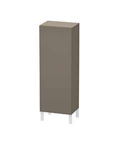 L-Cube Duravit tall cabinet LC1179R9090 50x36.3x132cm, door on the right, flannel gray silk matt
