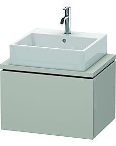 L-Cube Duravit vasque LC580000707 62 x 47,7 cm, gris béton mat, pour console, coulissant 2000