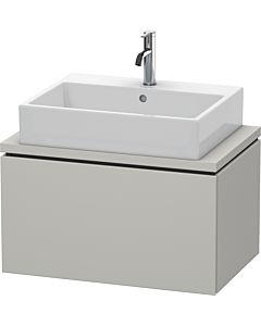 L-Cube Duravit vasque LC580100707 72 x 47,7 cm, gris béton mat, pour console, coulissant 2000