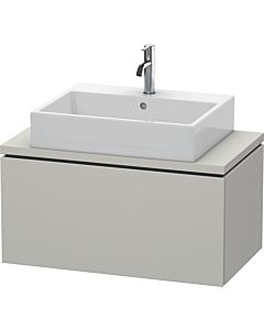 L-Cube Duravit vasque LC580200707 82 x 47,7 cm, gris béton mat, pour console, coulissant 2000