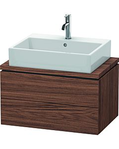 Duravit L-Cube vanity unit LC580602121 72 x 47.7 cm, dark walnut, for console, 2 drawers