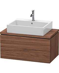Duravit L-Cube vanity unit LC580702121 82 x 47.7 cm, dark walnut, for console, 2 drawers