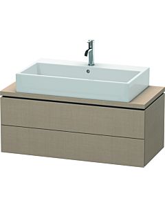 Duravit L-Cube Waschtisch-Unterschrank LC580907575 102 x 47,7 cm, leinen, für Konsole, 2 Schubkästen