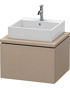 L-Cube Duravit vasque LC581007575 62 x 54,7 cm, lin, pour console, 1 coulissant