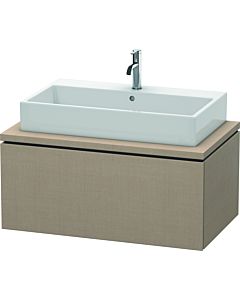 L-Cube Duravit vasque LC581307575 92 x 54,7 cm, lin, pour console, 1 coulissant