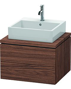 L-Cube Duravit vasque LC581502121 62 x 54,7 cm, noyer foncé, pour console, 2 tiroirs