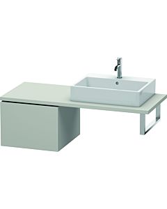 Duravit L-Cube meuble bas LC583200707 52 x 54,7 cm, gris béton mat, pour console, coulissant 2000