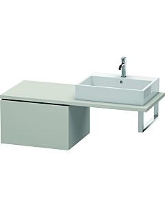 Duravit L-Cube meuble bas LC583300707 62 x 54,7 cm, gris béton mat, pour console, coulissant 2000