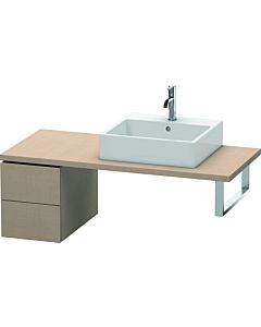 Duravit L-Cube base cabinet LC583507575 32 x 54.7 cm, linen, for console, 2 drawers