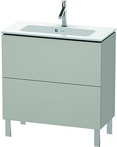 L-Cube Duravit vasque LC667400707 82 x 39, 2000 cm, gris béton mat, 2 coulissants, debout
