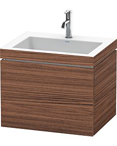 Duravit L-Cube vanity unit LC6916O2121 60 x48 cm, 2000 tap hole, dark 2000 , match2 pull-out