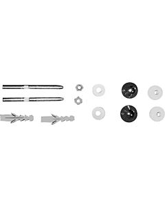 Duravit Urinal Befestigung 0050301000 Abdeckkappen chrom, für Urinal Jim, Bill, Ben