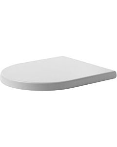 Duravit Starck 3 WC-Sitz 0667790000 weiss, Scharniere Edelstahl, mit Absenkautomatik