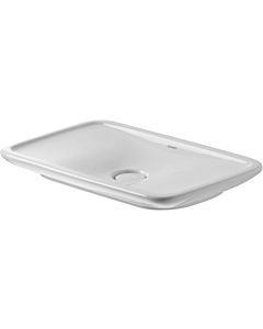 Duravit PuraVida Aufsatzwaschtisch 0370700001  70 x 42 cm, weiss, wondergliss, ohne Hahnlochbank