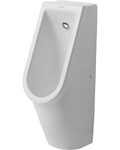 Duravit Starck 3 Urinal 08272500001 weiss, wondergliss, Zulauf hinten, mit Spüldüse