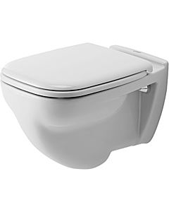 Duravit D-Code Wand Flachspül WC 2210092000 weiss, HygieneGlaze