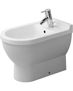 Duravit Starck 3 Stand Bidet 22301000001 weiss, wondergliss, mit Hahnloch und Überlauf