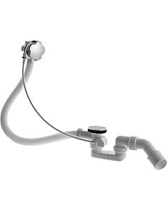 Duravit waste and overflow set 790225000001000 side drain, chrome